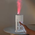 Miniatyrbillede 2 af 11: Stjerneklar himmel luftfugter med roterende projektion - Model CL28 Hvid