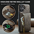 Miniatyrbillede 2 af 11: Magnetisk pung-etui til iPhone 16 Pro Max