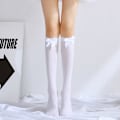 Miniatyrbild 2 av 4: Over-the-knee fluga strumpor (2 par) Vit S
