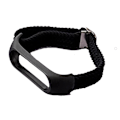 Pikkukuva 4 / 4: INF Kellon ranneke nylon Xiaomi Mi Band 3/4/5/6/7/NFC:lle Musta