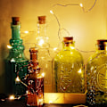Miniatyrbild 8 av 9: INF LED Ljusslinga med Solcell - 10 meter 2-pack