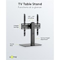 Miniatyrbild 10 av 11: TV-bordsstativ Basic Fix