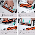 Pikkukuva 4 / 5: INF Varaosat Xiaomi Mi Roborock S4/S5/S6 E2/E3/E4 robottipölynimuri 24 osaa