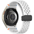 Pikkukuva 2 / 4: Tyylikäs ja käytännöllinen kellonhihna Samsung Galaxy Watch 7/6/5/4 -kellolle Valkoinen