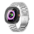 Miniatyrbillede 3 af 4: Rustfrit stålrem til Samsung Galaxy Watch 8 Sølv