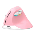 Pikkukuva 2 / 3: Langaton pystyhiiri Delux M618Mini DB BT+2.4G 2400DPI (vaaleanpunainen)