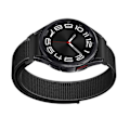 Miniatyrbillede 3 af 6: Stilfuld Nylonrem til Samsung Galaxy Watch 4/5/6 Sort