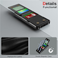 Miniatyrbillede 3 af 6: Elegant sort tegnebogsetui til iPhone 16 iPhone 16 Pro Max
