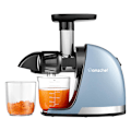 Miniatyrbild 2 av 2: AMZCHEF 1501-BU-SM slow speed juicepress (blå)