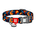 Miniatyrbillede 3 af 5: Waudog "Oranges" nylon hundehalsbånd med QR-kode, størrelse S