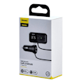 Miniatyrbillede 8 af 11: Bil Bluetooth MP3-afspiller + Oplader Baseus T Shaped S-16 Black OS