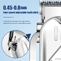 Miniatyrbild 2 av 6: 4-i-1 hårtrimmerset 973A för professionell grooming Flerfärgad