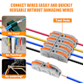 Pikkukuva 5 / 5: 2 In 2 Out Quick Wiring Kaapeli Kompakti sähköliitin