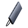 Miniatyrbillede 4 af 10: Hub 13in1 Baseus PortalJoy USB-C til HDMI+DP+VGA+C+USB+PD+RJ45+SD/TF+3,5 mm (grå)