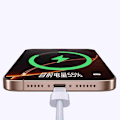 Miniatyrbild 5 av 5: 2-pack flätad USB-C till USB-C-kabel - grå och vit 1M