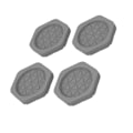 Miniatyrbild 3 av 3: Anti Vibrationskuddar för Tvättmaskin - 4-pack Grå