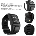 Miniatyrbillede 2 af 7: INF TomTom Adventurer/Golfer/Runner/Spark mm. armbånd silikone Sort