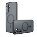 Miniatyrbillede 2 af 6: Mat sort magnetisk telefoncover til Samsung Galaxy A-serien Model 10