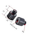 Pikkukuva 2 / 3: Jalustan kierreadapteri M12 - 1/4" uros - 5 kpl M8