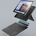 Miniatyrbillede 2 af 10: Magnetisk tastaturcover til iPad 10. generation 10,9 tommer - Sort