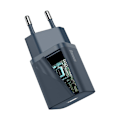 Miniatyrbild 7 av 11: Baseus Super Si Snabbladdare 1C 20W med USB-C-kabel för Lightning 1m (blå)