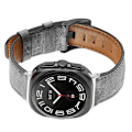 Miniatyrbillede 3 af 3: Rem i ægte læder til Samsung Watch 7 (Ultra 47mm) - Grå