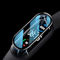 Miniatyrbillede 4 af 4: Xiaomi Mi Band 5/NFC Skærmbeskytter - Sort Kant (2 stk)