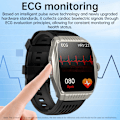 Miniatyrbild 9 av 11: Smartklocka med Sömnhjälp, EKG, Bluetooth-samtal Svart
