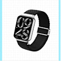 Miniatyrbild 2 av 4: Xiaomi Smart Band  flätad rem i obsidian svart nylon Redmi Watch5 Active