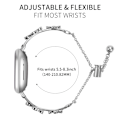 Miniatyrbild 5 av 7: Clover Charm Armband för Fitbit Versa 3/4/Sense 2
