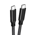 Miniatyrbillede 2 af 4: 3M USB-C til USB-C hurtigopladningskabel - Sort Sort 3 m