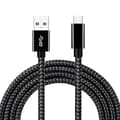 Miniatyrbillede 1 af 3: USB A til Type C 3.2 60W datakabel Black+Grey S Black+Grey S
