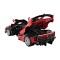 Pikkukuva 6 / 6: RASTAR Ferrari 1:18 FXXK kauko-ohjattu RC-auto itsekokoonpanoon (punainen)