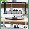 Miniatyrbillede 6 af 7: Kabelskjuler til skrivebord Sort