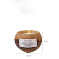 Miniatyrbild 6 av 6: Aromaterapi ljus-kokosnötsskal aromaterapi Modell C
