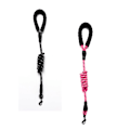 Miniatyrbillede 3 af 6: Reflekterende nylon hundesnor Sort