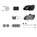 Miniatyrbillede 2 af 9: Bluetooth-headset til motorcykelhjelm - Sort C6 blød mikrofon