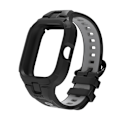 Miniatyrbillede 1 af 2: Sportsurrem til Vivo Watch GT/Redmi Watch 4 Sort+grå