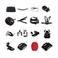 Miniatyrbillede 3 af 4: Tilbehørssæt til actionkamera 50 dele GoPro 9/8/7, Insta 360, DJI Osmo Action MultiColor