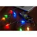 Miniatyrbild 3 av 7: USB-laddningskabel för smartphone med LED-lampor