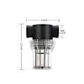 Miniatyrbild 2 av 3: Inline vattenfilter med 3/4" invändig gänga 100 Mesh