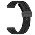 Miniatyrbillede 4 af 4: Sport silikone rem til Xiaomi Watch S4 Sort