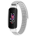 Miniatyrbild 2 av 6: Klockarmband flätad nylon Fitbit Inspire / 1 / 2 / 3 Silver