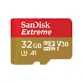 Miniatyrbild 1 av 3: Minneskort SanDisk Extreme microSDHC 32GB 100/60 MB/s V30 A1 U3 4K (SDSQXAF-032G-GN6MA)