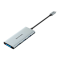 Miniatyrbild 2 av 7: USB-C till HDMI, 3x USB 3.0, SD, TF, PD Hub Vention TOPHB 0,15m Grå