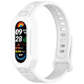 Miniatyrbild 1 av 4: Universellt silikonarmband för Xiaomi Mi Band 9, 8, 7, 6, 5 Vit