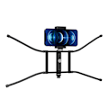 Miniatyrbillede 4 af 5: Universal hegnsholder Mount Telesin TE-FM-001