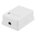 Miniatyrbild 2 av 5: Unshielded network socket, Surface UTP 1xRJ45, Cat6, white