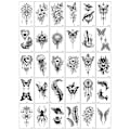 Miniatyrbild 1 av 6: Dark Series Temporära Tatueringar - 30 Unika Designer