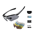 Miniatyrbillede 2 af 3: Polariserede cykelbriller Rockbros 10003 (sort)